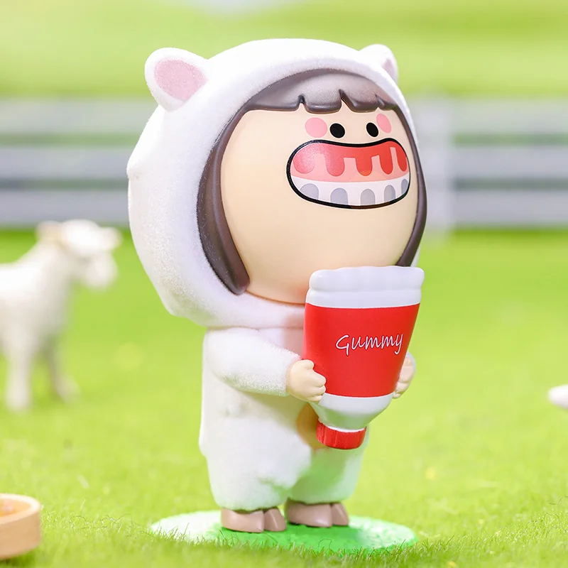 

Игрушка в виде пушистой гуммистой ягненки, подарок на день рождения, детская игрушка, бесплатная доставка