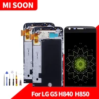 for lg g5 h840 h850 lcd display touch screen digitizer assembly for lg g5 h840 h850 lcd screen with frame