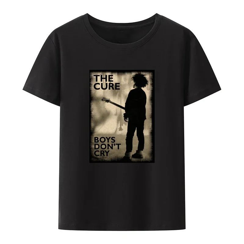 

The Cure Band Y2k Cotton T-shirts Robert Smith Humor Emo Streetwear Anime Casual Tops Short-sleev Creative Comfortable Koszulki