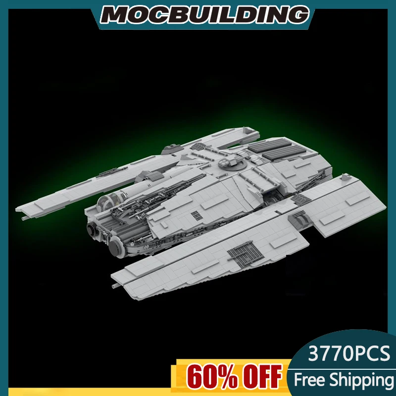 MOC строительный блок Fondor Haulcraft научная фантастика космический корабль технология