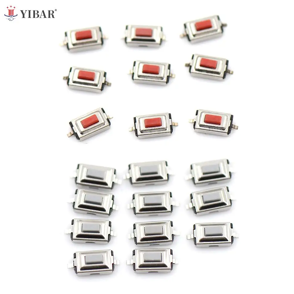 

10pcs/lot SMD Tactile Tact Push Button Micro Switch Momentary Two Pin Push Button Switch For MP3 MP4 3*6*2.5 MM