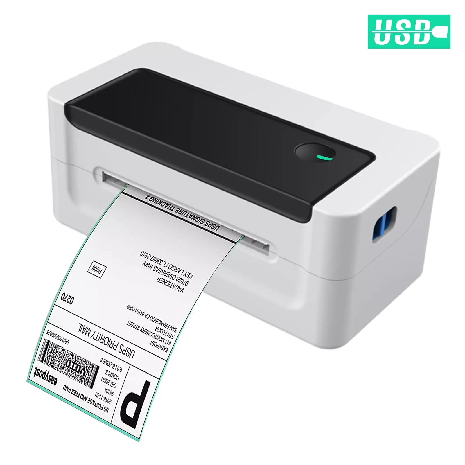 

NEW2023 L1081 Thermal Label Printer 150mm/s High Speed Printing Shipping Label110mm 4*6 Paper Width For Office/Market/Warehouse