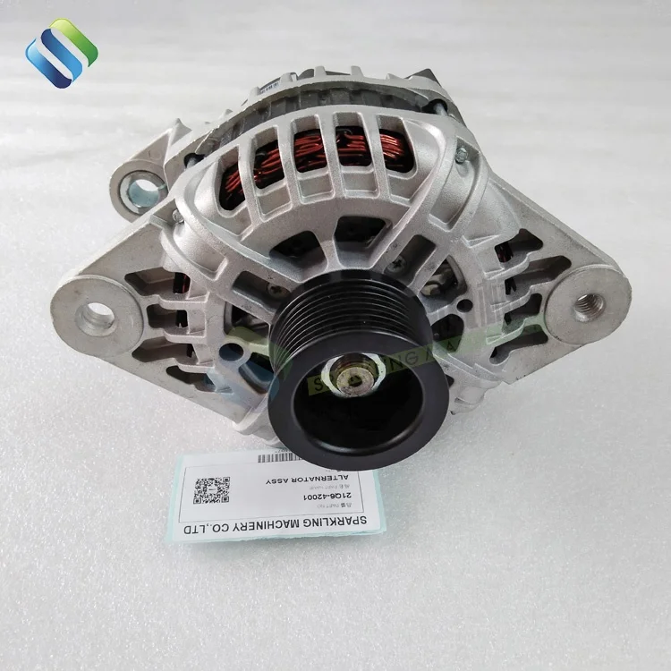 21Q6-42001 R140LC-7 R140W9 R210LC7 генератор переменного тока для экскаватора запасные части