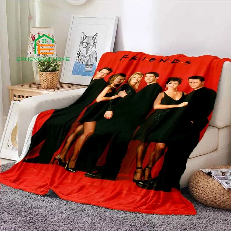 

TVshow Friends High Quality Flannel Throw Blanket Warm Blanket Suitable for Air Conditioning Blanket Nap Blanket Picnic Blanket