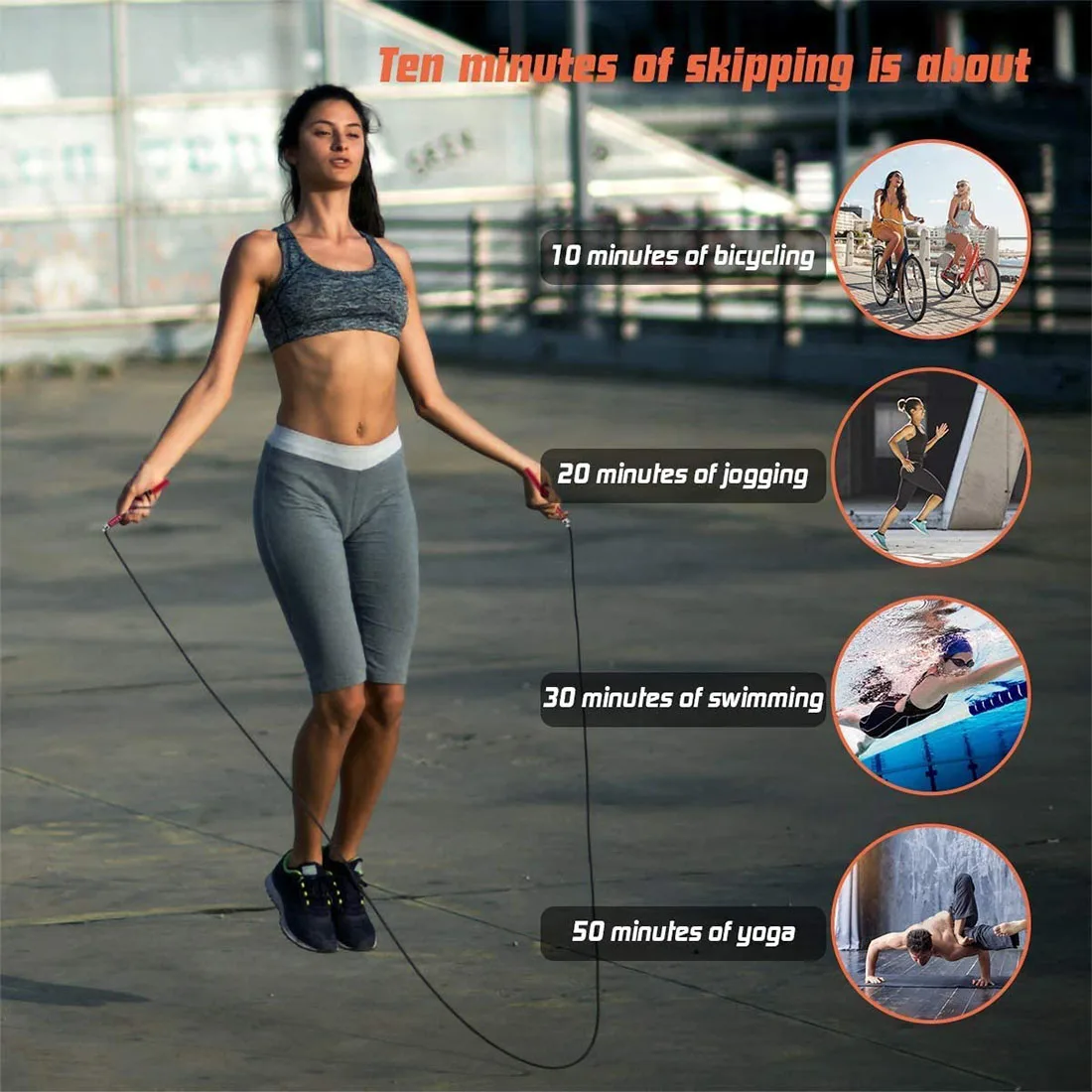 Bearing Skipping Rope Jumping Rope Crossfit Men Workout Equipment Steel Wire Home Gym Exercise and Fitness MMA Boxing Training images - 6