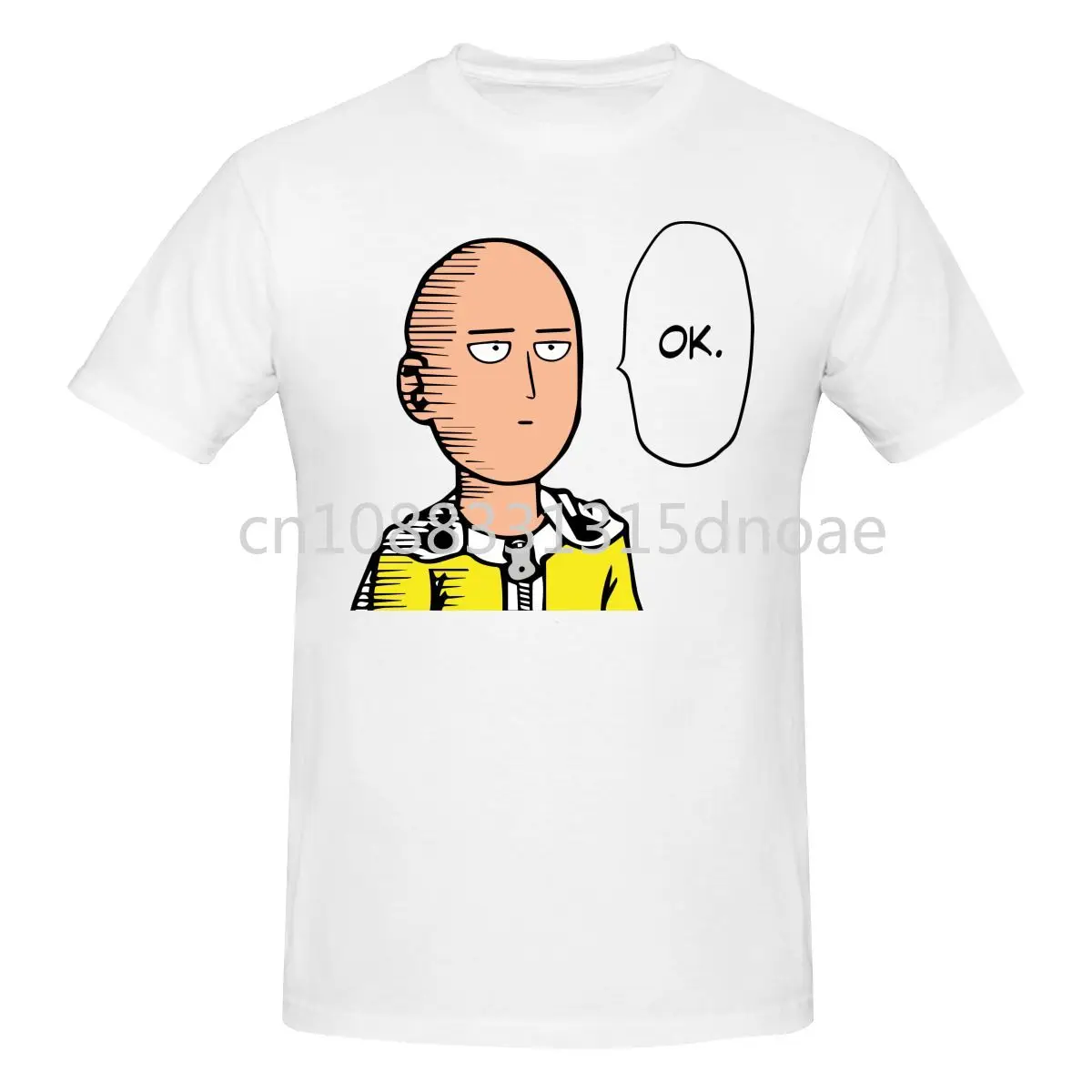 Мужская футболка с коротким рукавом и круглым вырезом