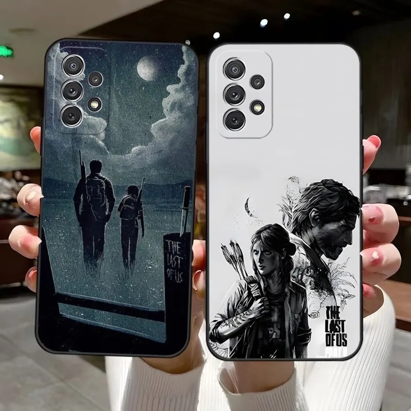 

The Last Of Us Joel And Ellie Phone Case Luxury Design For Samsung Galaxy S23 S21 S10 S30 S20 S22 S8 S9 Pro Plus Ultra Fe Covers