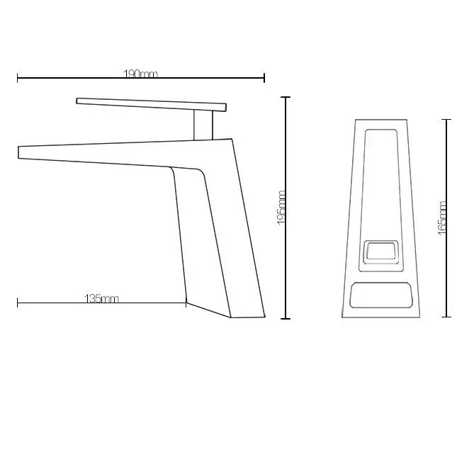 Modern Hot Cold Bathroom Tap Single Lever Deck Mounted Washroom White Metal Finished Brass Lavatory Faucet