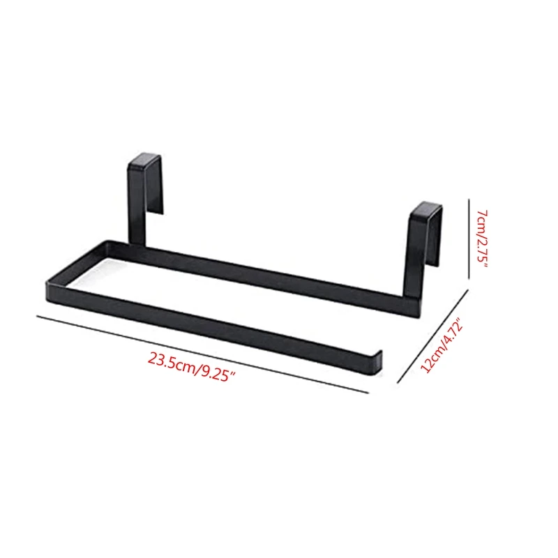

Paper Towel Holder Wall Mount Under Cabinet Wrought Iron Hanging Paper Towels Dispenser Paper Towel Rack for Kitchen 85WC