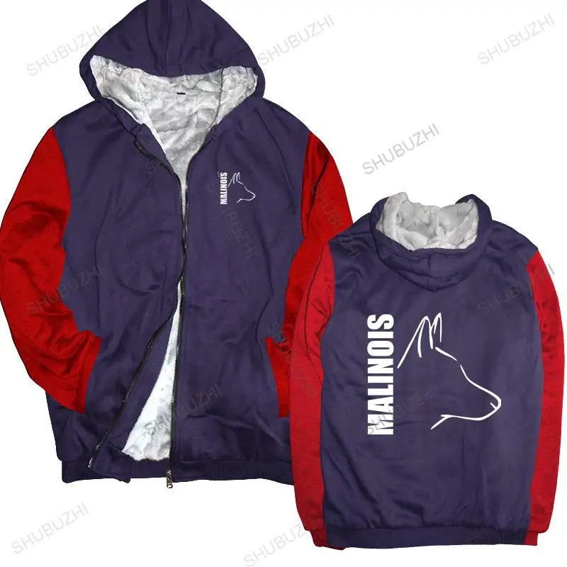 

men winter warm black hoody Belgian Malinois Men's hoodie long sleeve Fitness warm hoodies homme sweatshirt