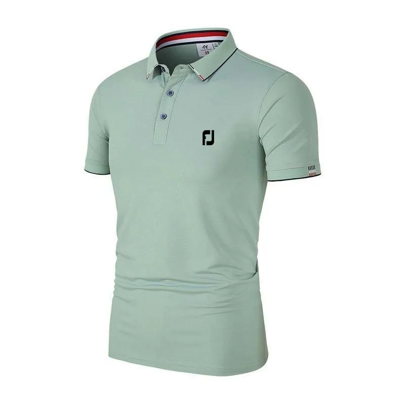 2023 Golf Apparel Men's Summer New Breathable Polo Shirt Golf Men's Casual Business Polo Neck Short Sleeve T-shirt s-4XL