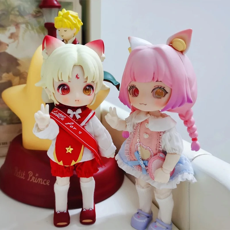 Оригинальный Nagi Bjd Blind Box Exchange Student Series Аниме Фигурка Сюрприз Mystery Guess Bag Симпатичная