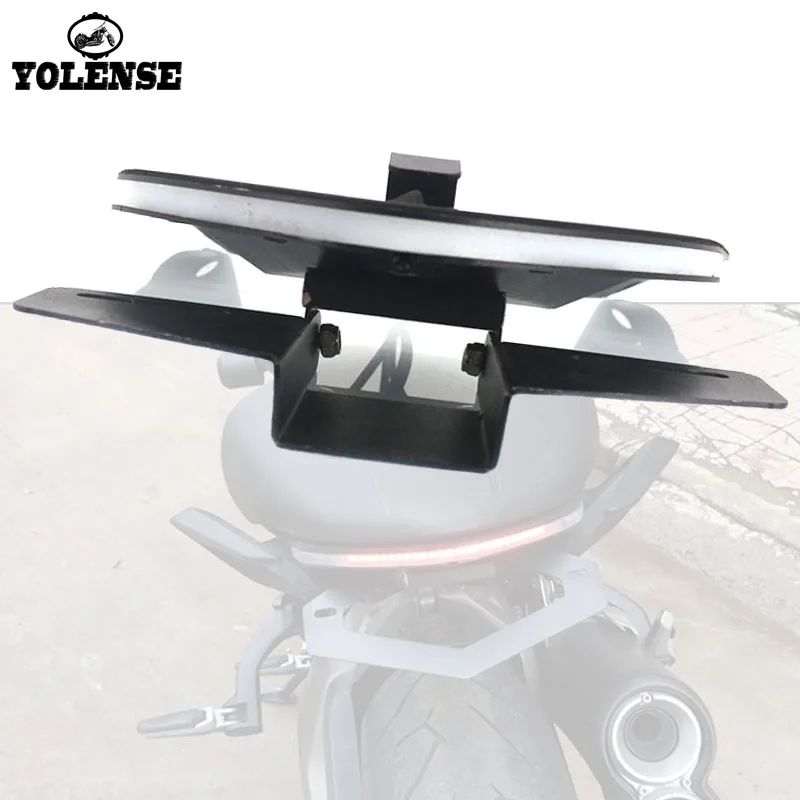 

For DUCATI Monster 821 1200 2010-2017 Motorcycle Rear Tail Light Brake Turn Signals Integrated LED Lights License Bracket