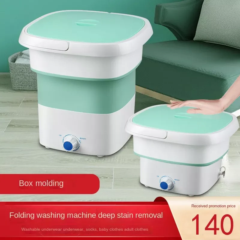 Enlarge HA-Life Refined Semi-automatic Folding Washing Machine Portable Practical Dormitory Rental Mini Underwear Socks Washing Machine