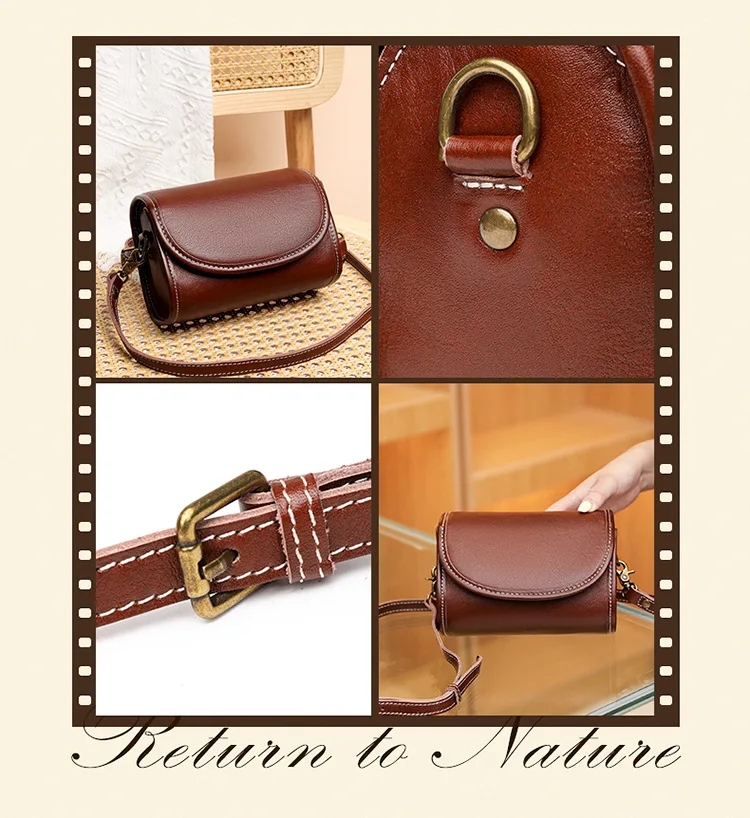 Women’s Genuine Leather Shoulder Bag 2023 Trend Brand Small Square Bags Luxury Designer Handbag Fashion Messenger BagsTofu Bags