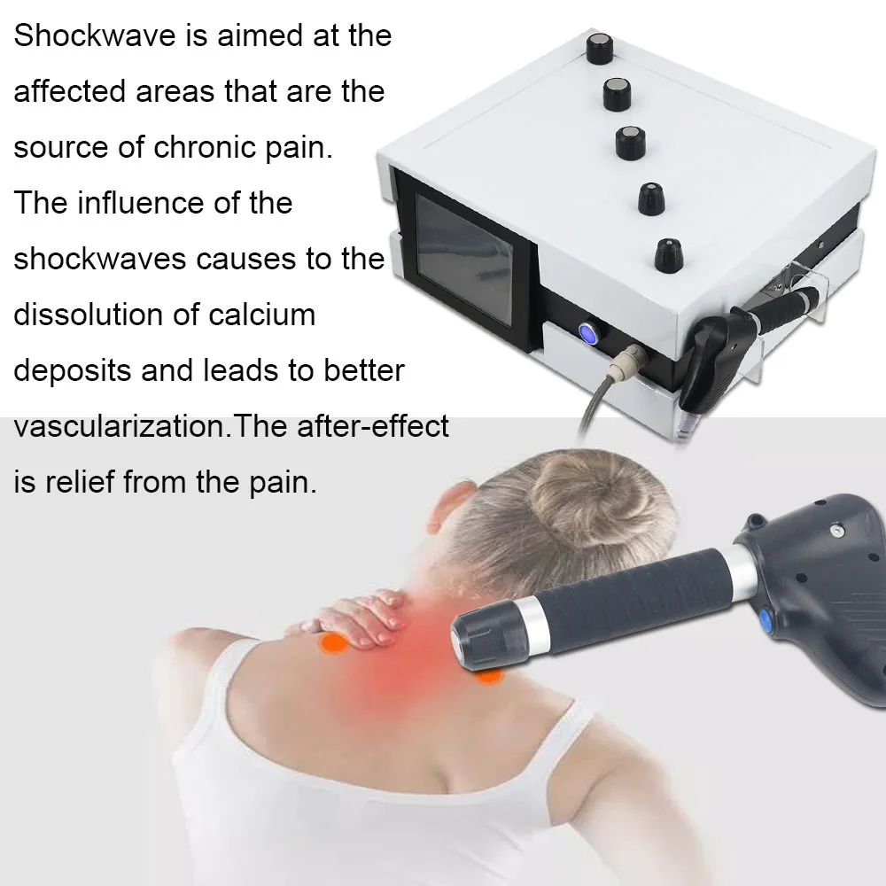 Профессиональный пневматический аппарат для ударно-волновой терапии лечения ЭД