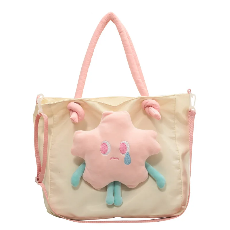 

Luxury New Style Lovely Star Large Capacity Tote Canvas Crossbody Bags Shoulder Bags