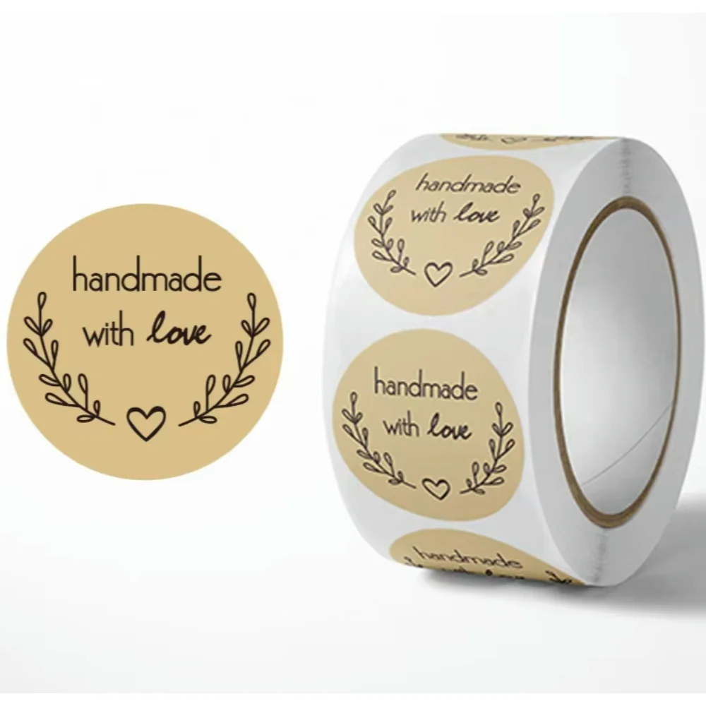 

Винтаж Крафт-Бумажные Наклейки 500 шт.