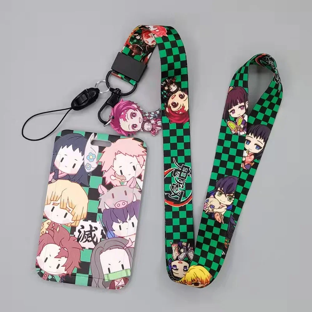 

Anime Demon Slayer Neck Strap Phone Key For Key Bus Card Work Card Student Card School Label Pendant