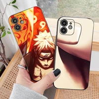 japanese naruto anime phone case for funda iphone 13 12 11 pro max 12 13 mini x xr xs max 6 6s 7 8 plus soft coque