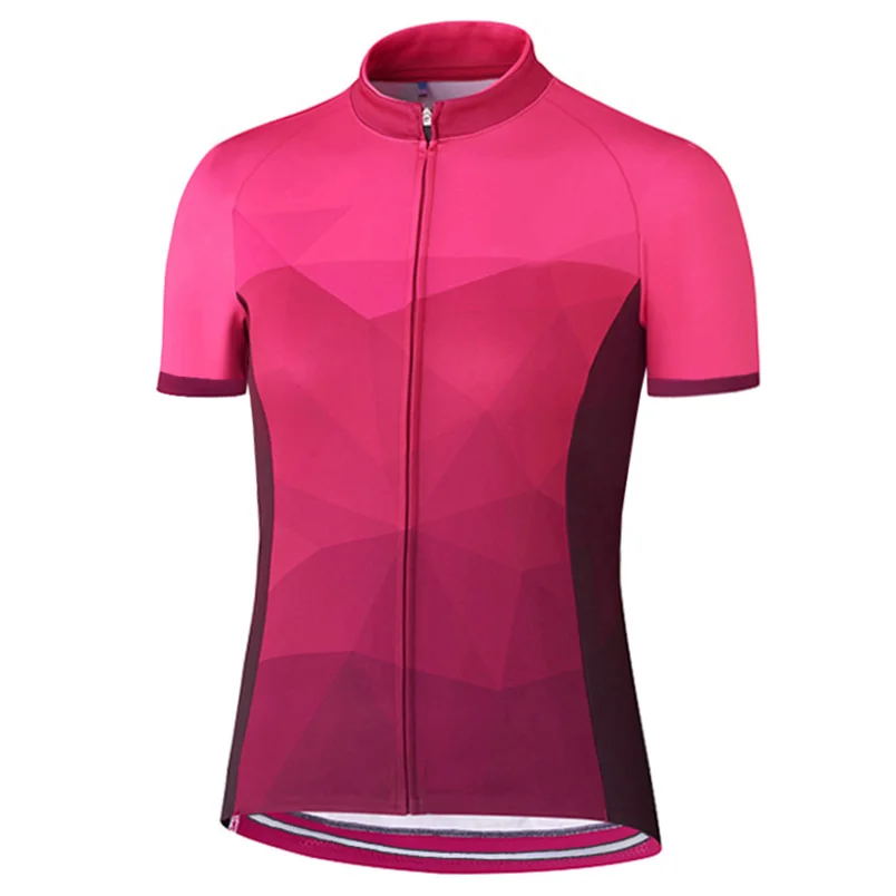 

Women Pro Sport Road Cycling Jersey Jacket MTB Bike Breathable Anti-sweat Shirt Maillot Outdoor Summer Females Elegance Clothing