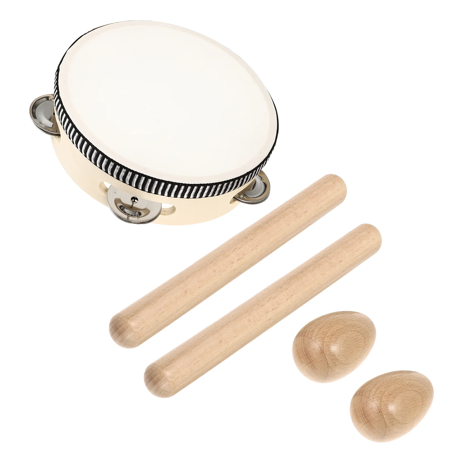 

Hand Instrument Musical Drum Percussion Baby Shaker Egg Maracasinstrumentsshakers Maracakids Kid Bell Tambourine Wooden