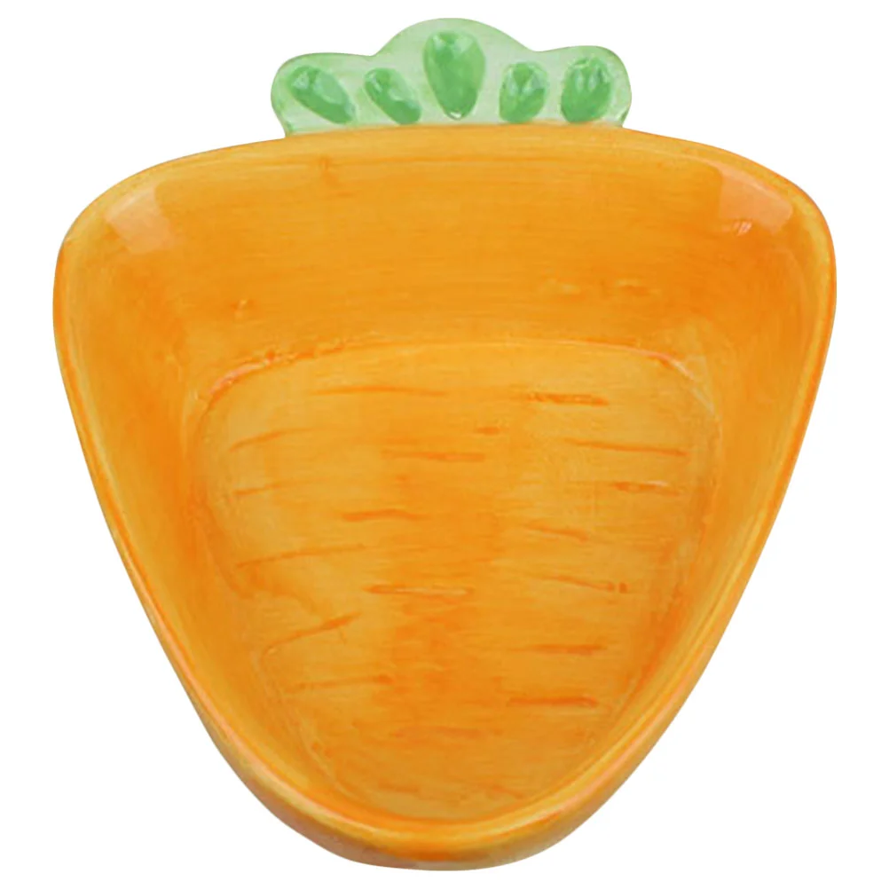 

Bowl Dish Carrot Easter Fruit Ceramic Plate Candy Tray Snack Serving Shaped Dessert Bowls Plates Cereal Appetizer Dishes Nut