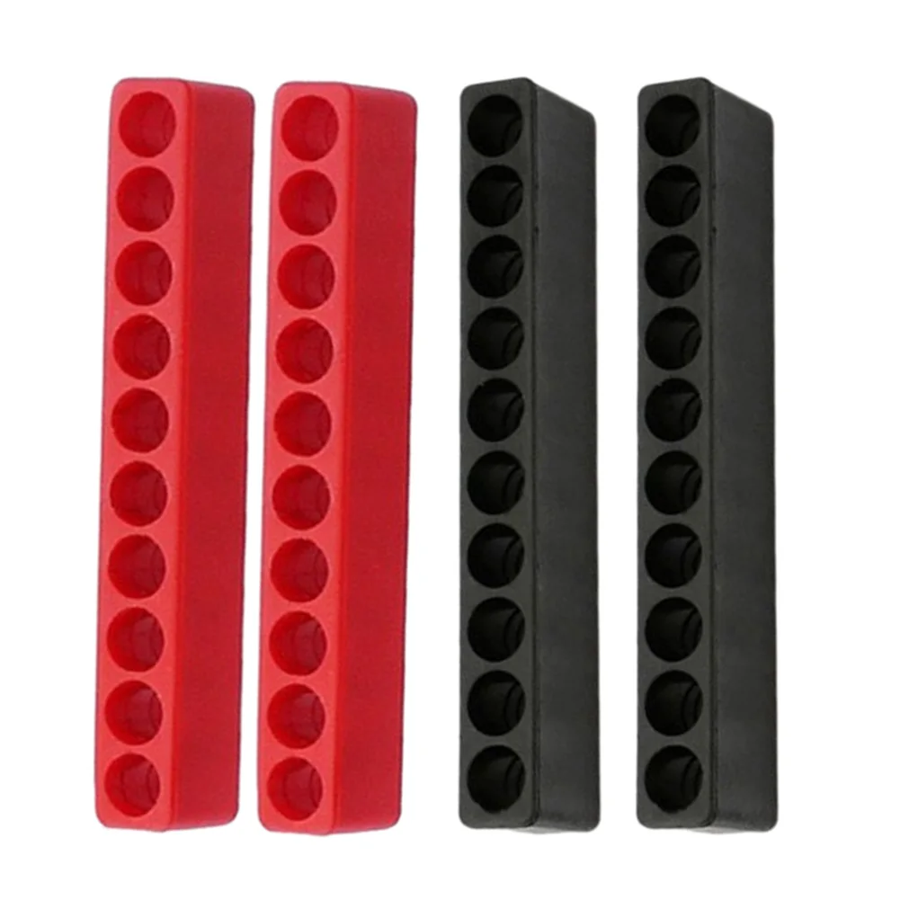 

Черно-красный ящик для отверток, хранилище для отверток, новый, простой в организации, пластиковый шестигранный, 1/4 дюйма, для шестигранного инструмента 1/4 дюйма