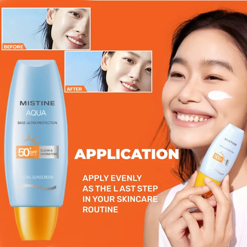 

Mistine Thailand Sunscreen Facial UV Protection Whitening Outdoor Isolation Sun Barrier Body Sunscreen 40ml
