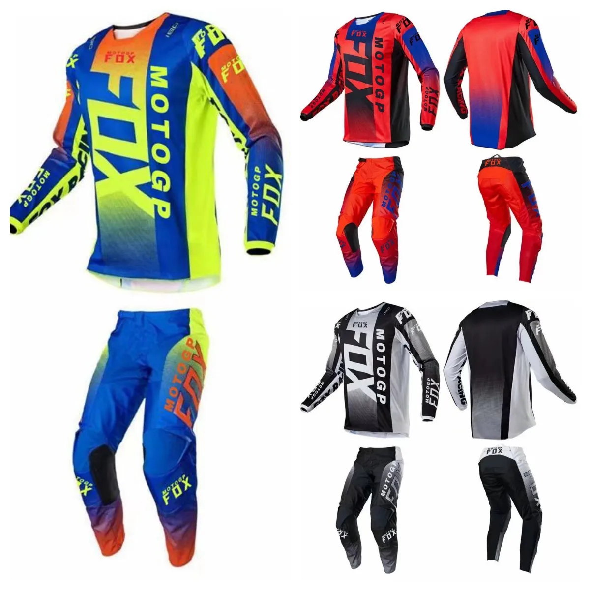 

Комплект для мужчин Flexair Mach Gear 2021, трикотажные брюки gpfox 180 360 MX Combo moto Enduro ATV, мужской комплект одежды для мужчин Dirtbike, костюм для взрослых