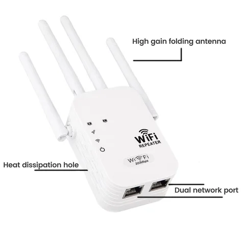 WiFi ретранслятор 300 Мбит/с двухдиапазонный