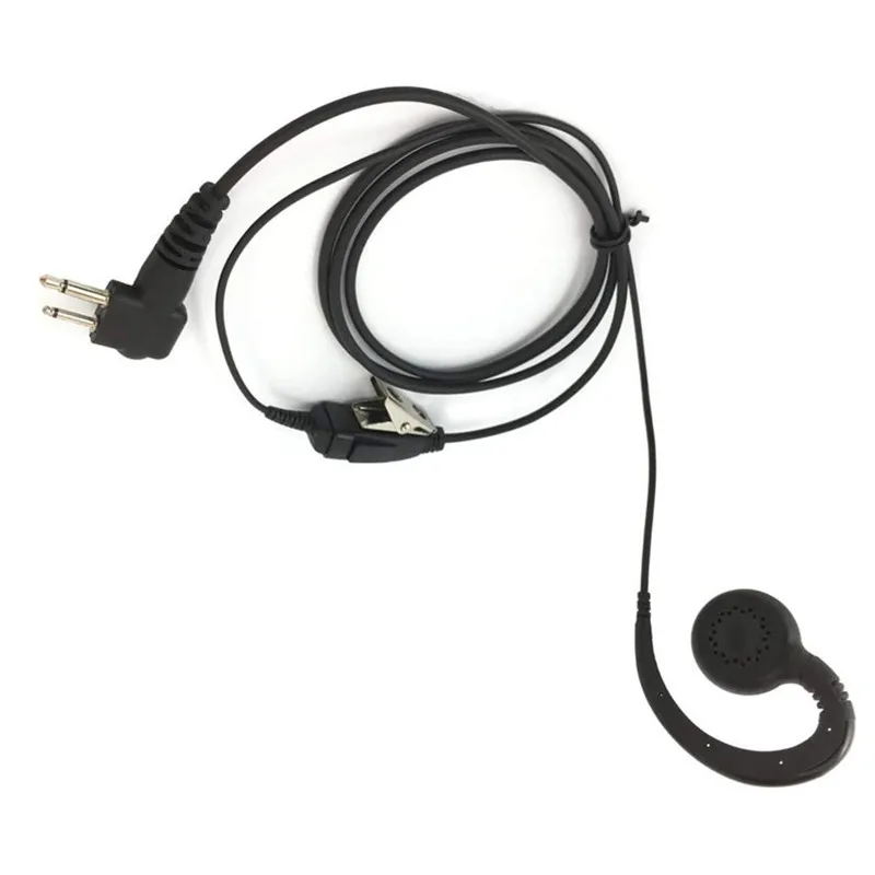 Over Ear C Shaped Swivel PTT MIC Earpiece Headset Earphone Headphone for Motorola Radio CP100 CP200D CLS1110 CLS1410 EP450 GP308