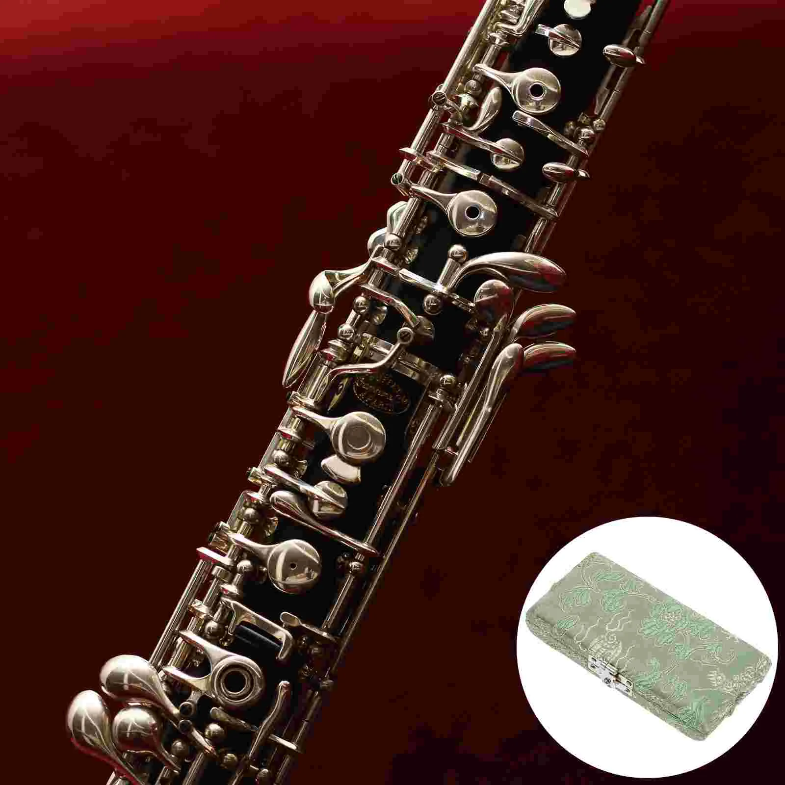 

Portable Oboe Reed Box Durable Oboe Reed Holder Silk Oboe Reed Container Box