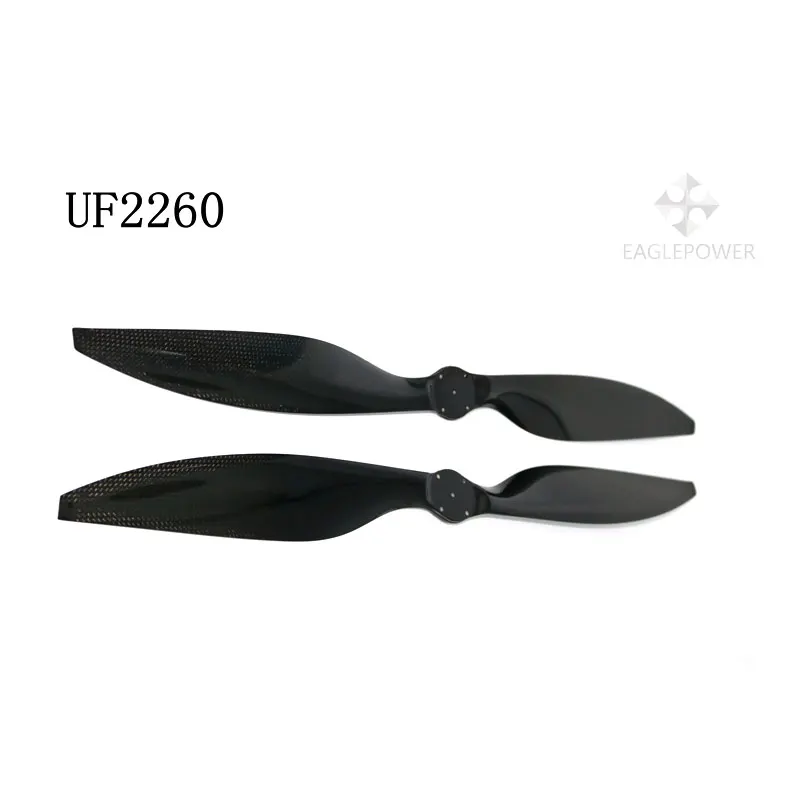 

22 inch High Efficiency Carbon Fiber Bright Straight Paddle UF2260 Propeller CW CCW 1 Pair Light weight Excellent Balance