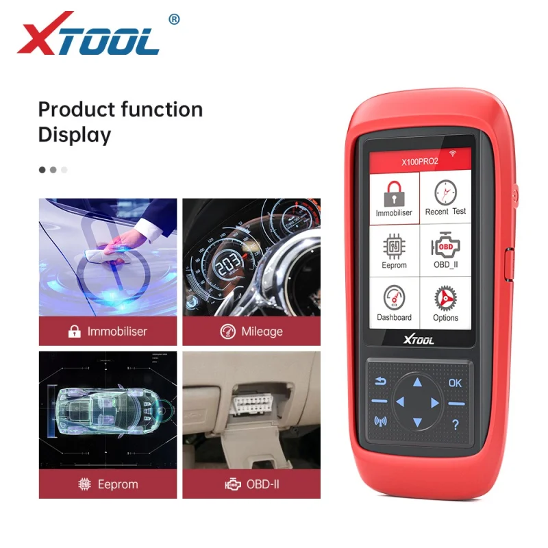 

Автомобильный сканер XTOOL X100 Pro2, OBD2 Программатор ключей, считыватель кодов, инструменты для диагностики автомобиля, бесплатное обновление