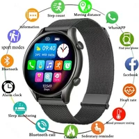 2022 i20 smart watch men 1 32 inch 360360 screen bluetooth call heart rate sleep fitness tracker smartwatch women