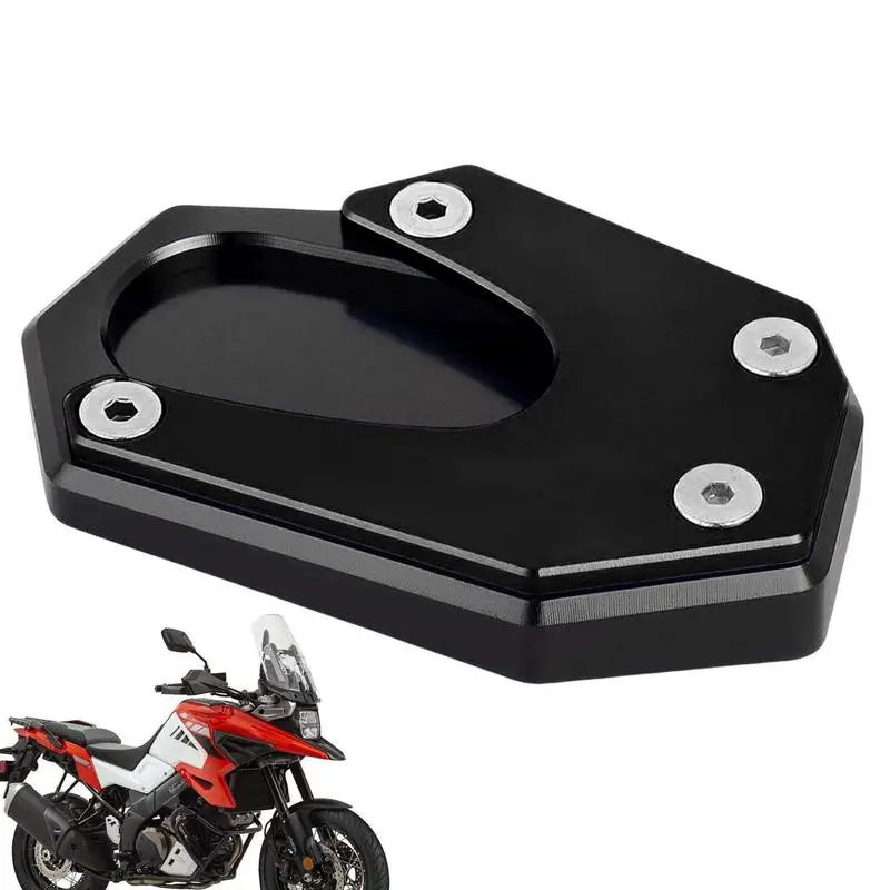 

Aluminum Alloy Motorcycle Foot Side Stand Enlarger Extension Kickstand Pad Anti-slip Plate For Suzuki V-Strom1050 2020