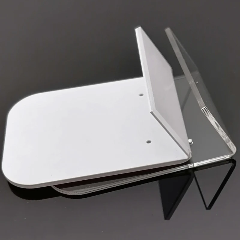 5Pcs Fashion Style Transparent/White Acrylic Earrings Jewelry Display Stand Holder Ear Stud Storage Organizer Show Bracket Rack