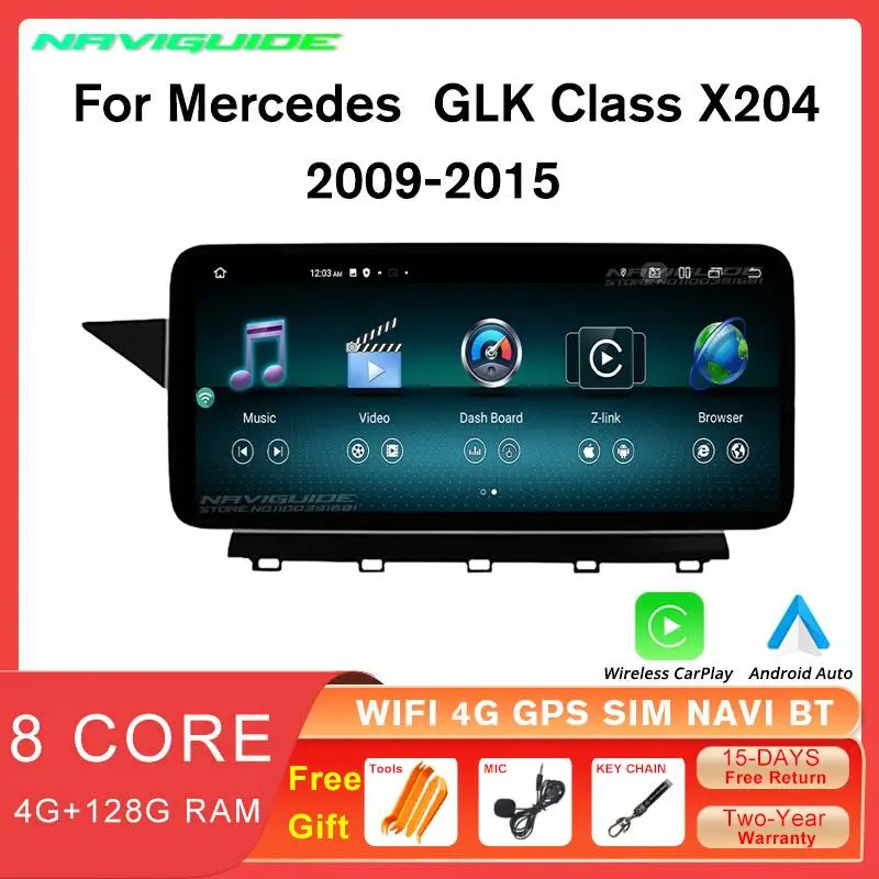 Автомагнитола под управлением Android 12 10 25 дюйма 4 Гб + 128 ГБ