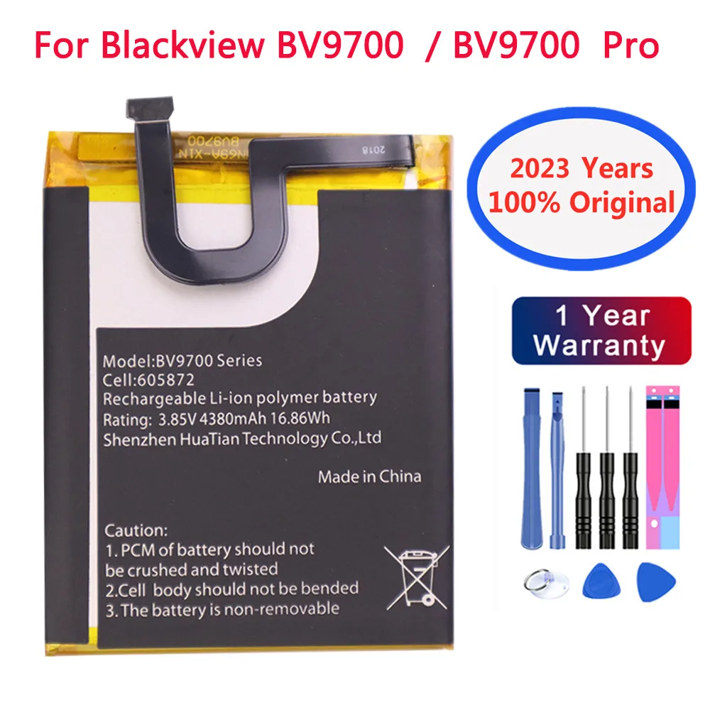 2023 Новый аутентичный BV 9700 4380 мАч аккумулятор для телефона Blackview BV9700 & BV9700 PRO BV9700Pro высококачественные сменные батареи