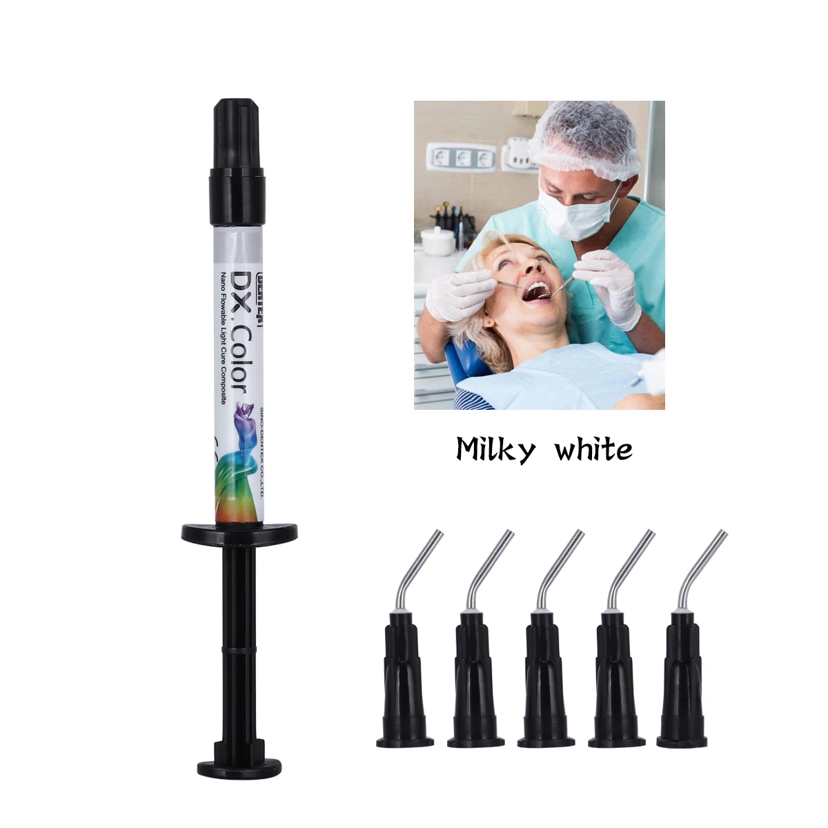Baistra Dentex Dental Color Nano Flowable Light Cure Composite