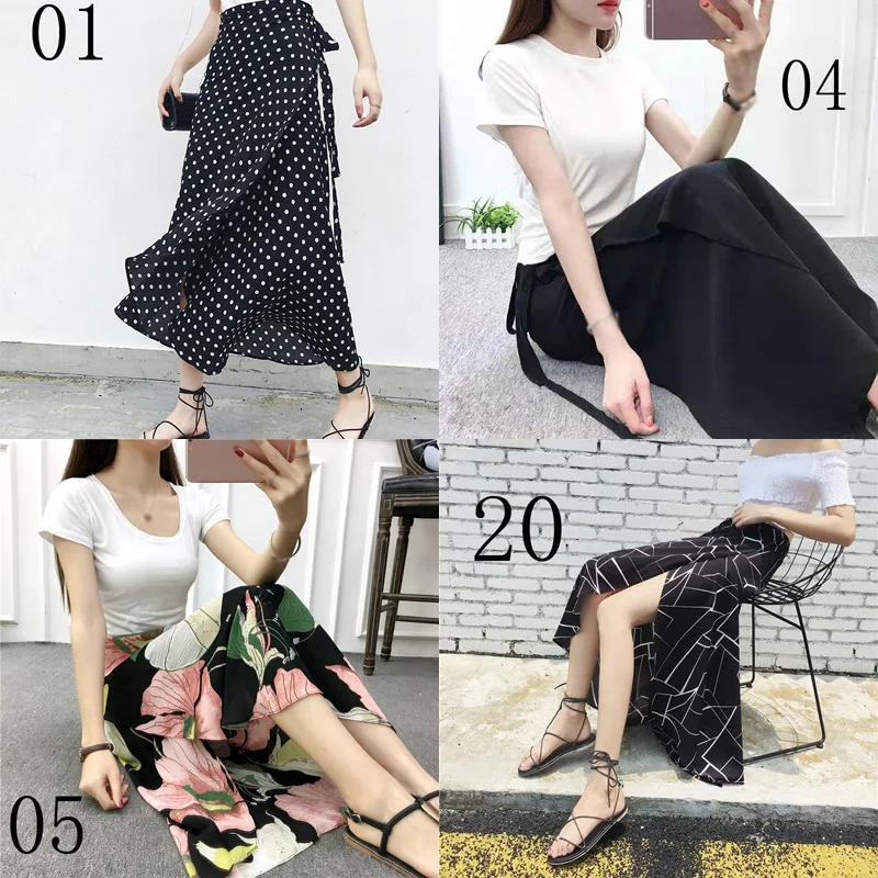 

New Women's Skirt Printed Casual Beach