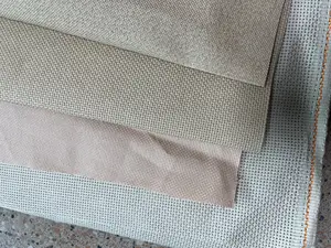 Льняная светлая кофейная ткань 25 карат вышивка крестиком на выбор тканевая Аида Брезентовая ткань темно-синий розовый цвет бриллиантовый синий