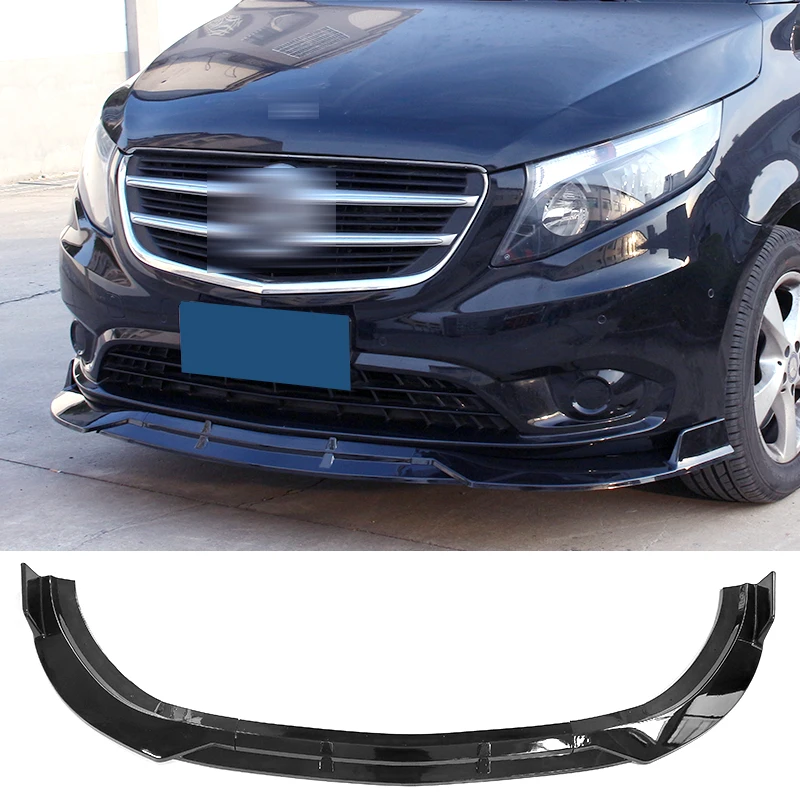 

Front Bumper Splitter Lip Diffuser Carbon Surface Skirt Body Kit Spoiler For Benz VITO V Class W447 V260 V250 2015 - 2019