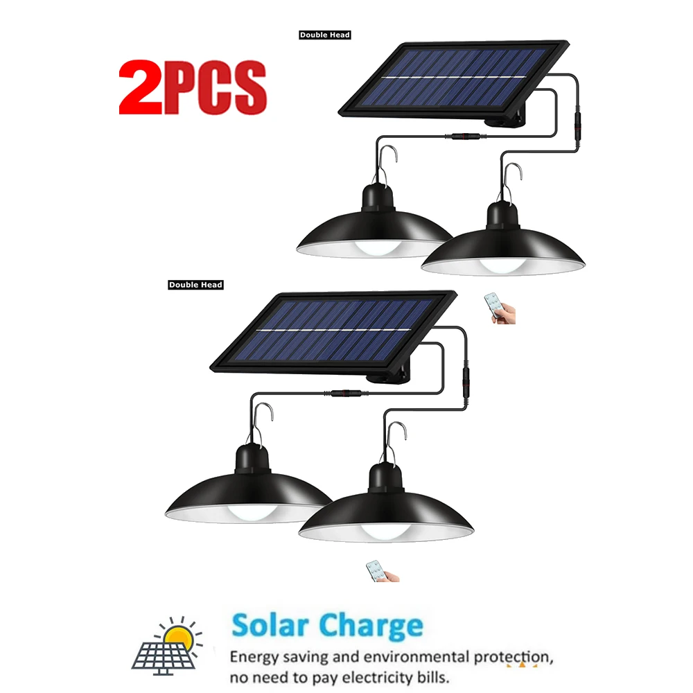 

Retro Lampshade Solar Pendant Light Outdoor Indoor Solar Chandelier Power Lamp Emergency Lamp Shed Light Lighting For Home Garde