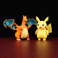 genuine pokemon toy poke ball set deformable pikachu charizard action figure pvc model child pokemon gift