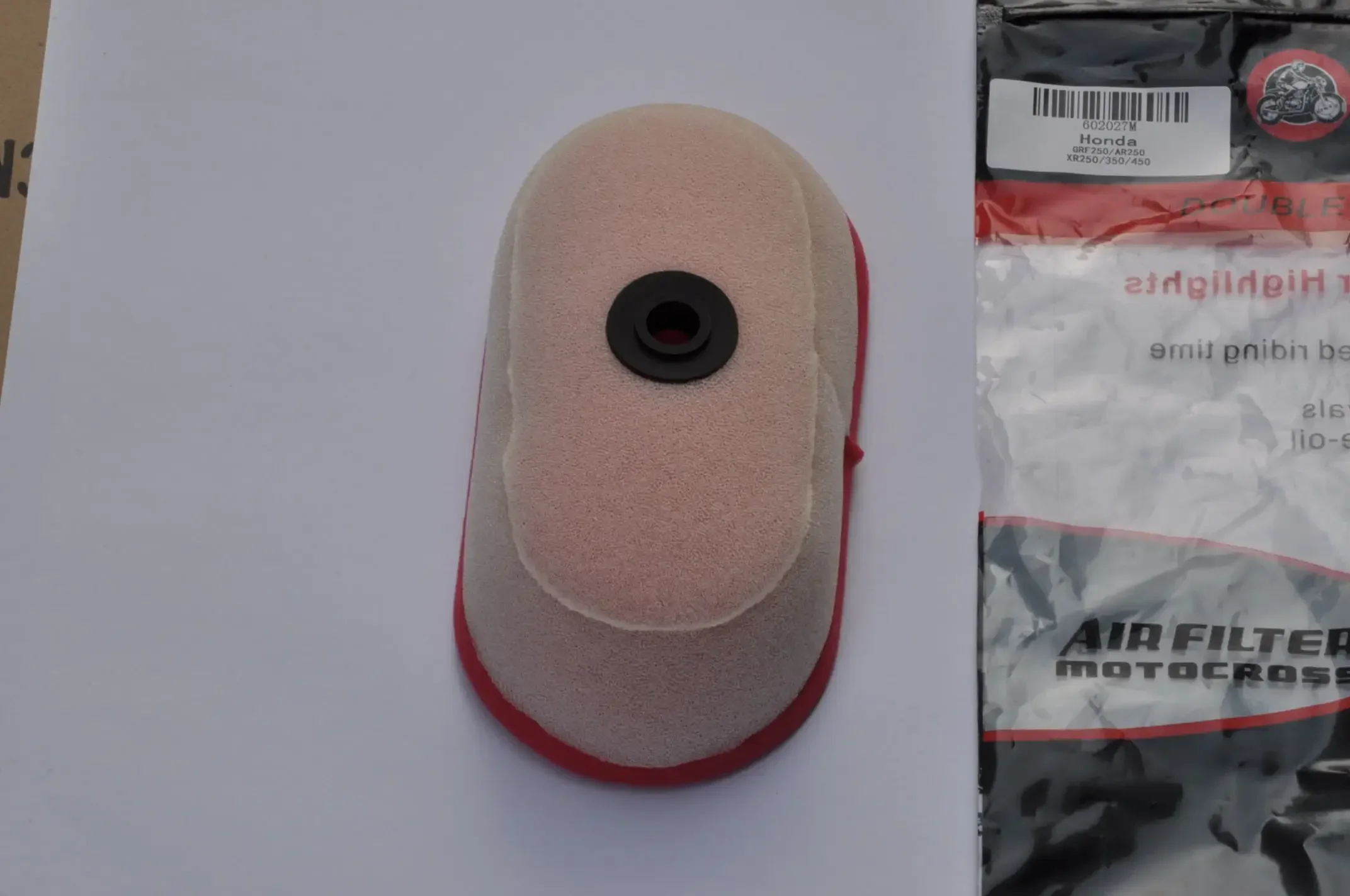 Двухступенчатый воздушный фильтр Lopor для внедорожного мотоцикла Honda 250 400 CC CRM250 89-93