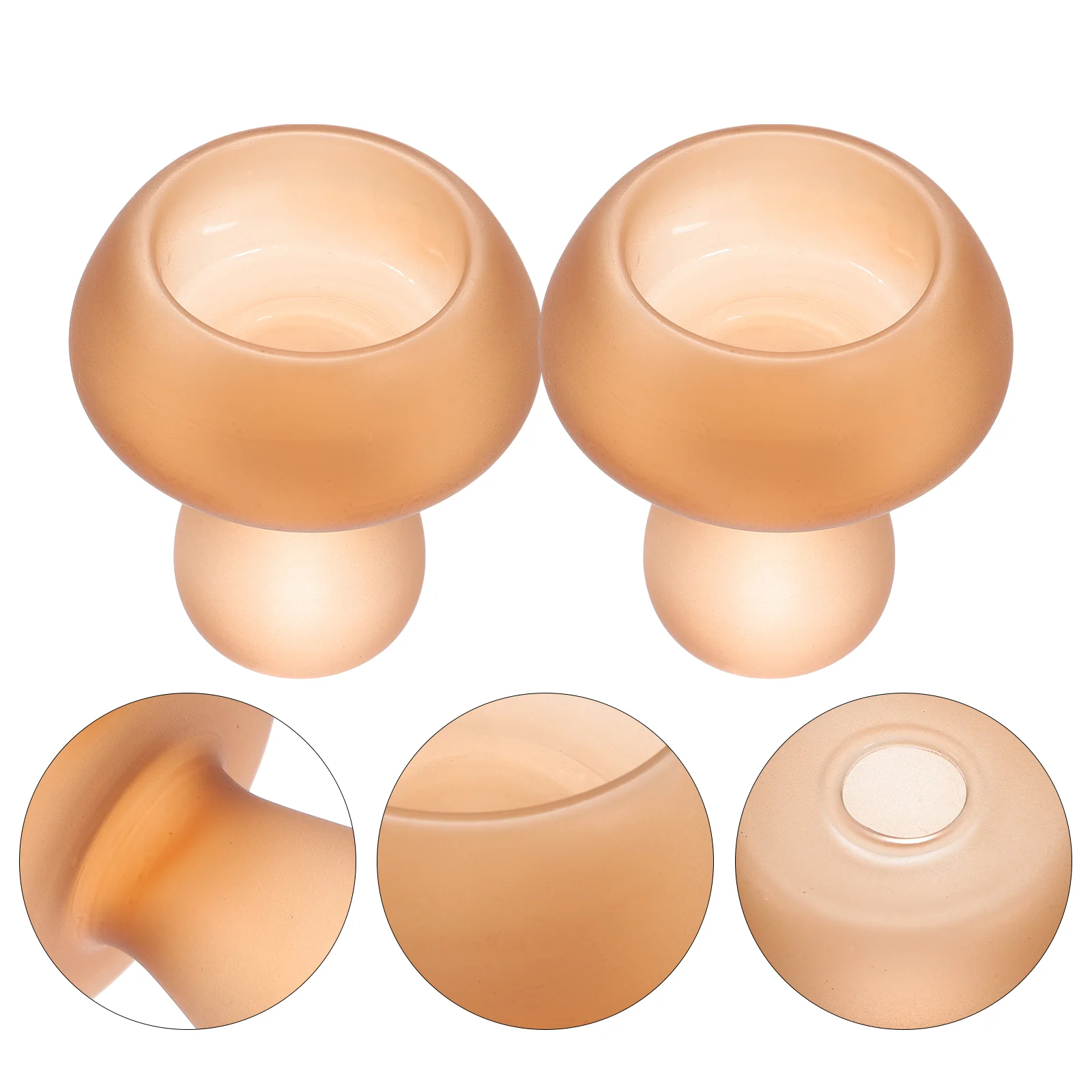 

Mushroom Holder Vase Tealight Candlestick Votive Wedding Stand Flower Cup Hydroponic Pillar Holders Centerpieces Menorah