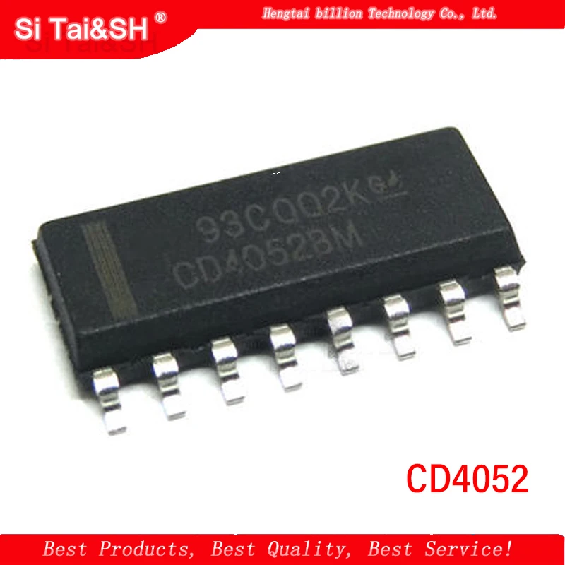 10 шт./лот CD4052 HEF4052 cd4052 hef4052 CD4052BM 4052 SMD Chip SOP-16 оптовая продажа