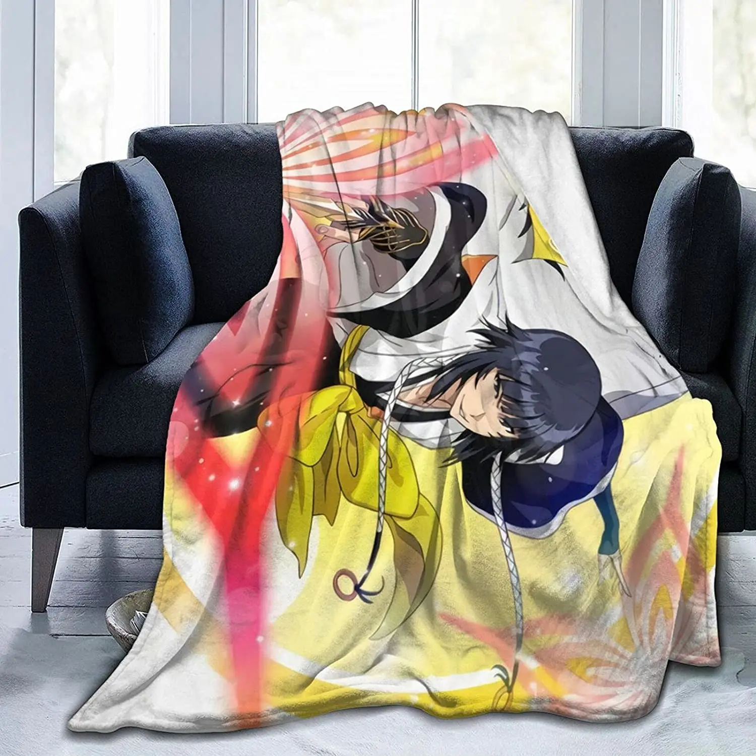 

Soifon Fluffy Soft and Comfortable Blanket, Anime Warm Embrace of Sympathy